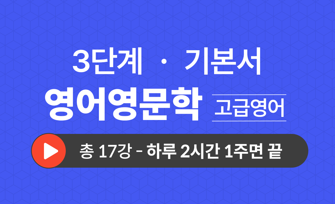 3단계 영문학과(고급영어) 기본서